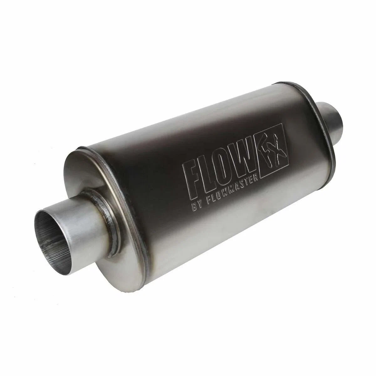 Muffler Flow FX 3.5_ Center In_3.5_ Center Out SS Moderate Flowmaster